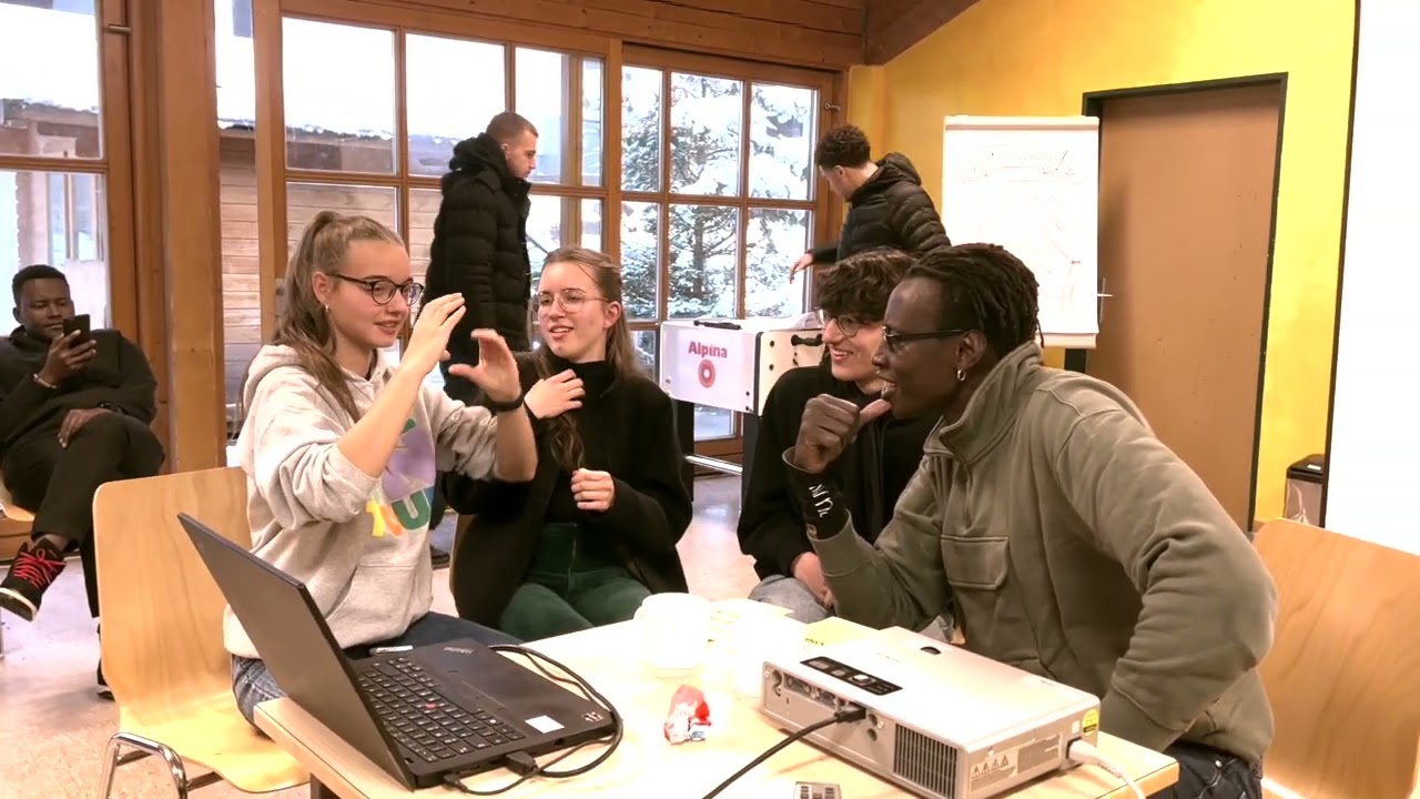 55  HEARING SIGN LANGUAGE
