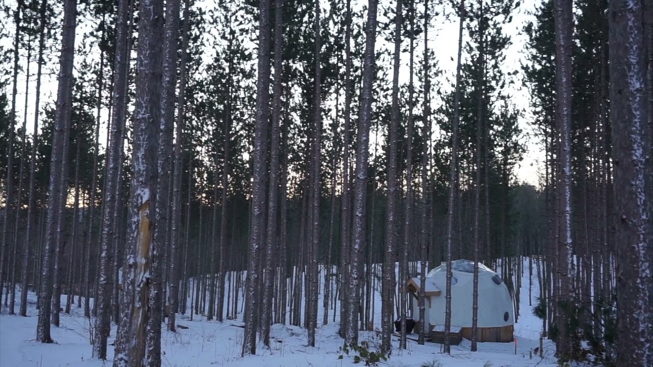 Winter Glampling at Glen Oro Farm | Eco Retreat - Day 2 & 3 - Barrie, ON
