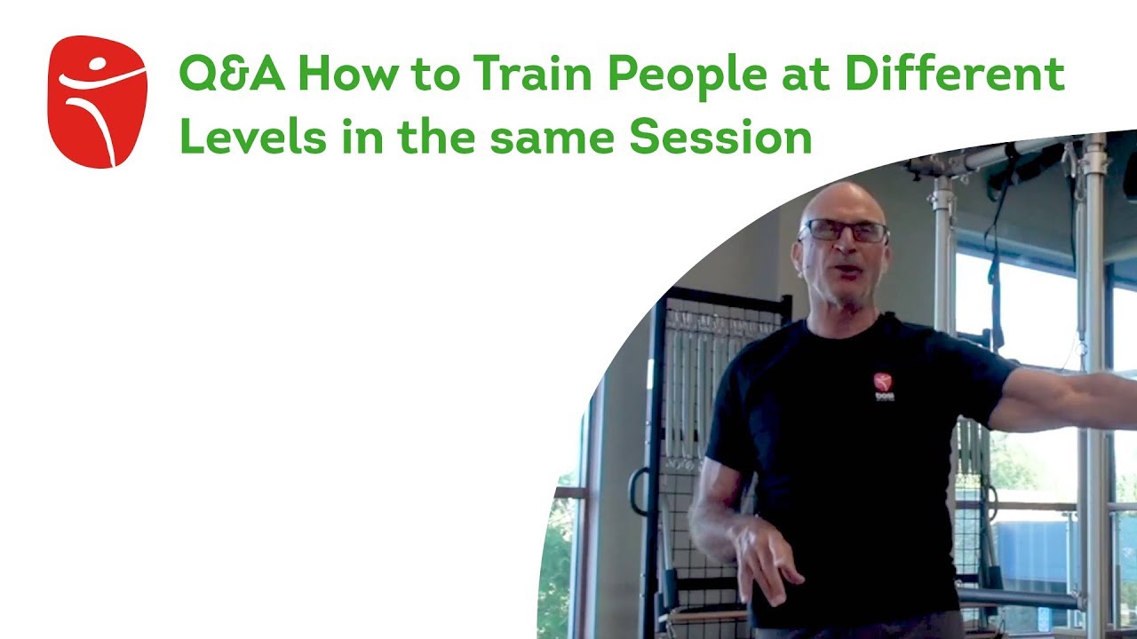 How to train people at different levels in the same session?