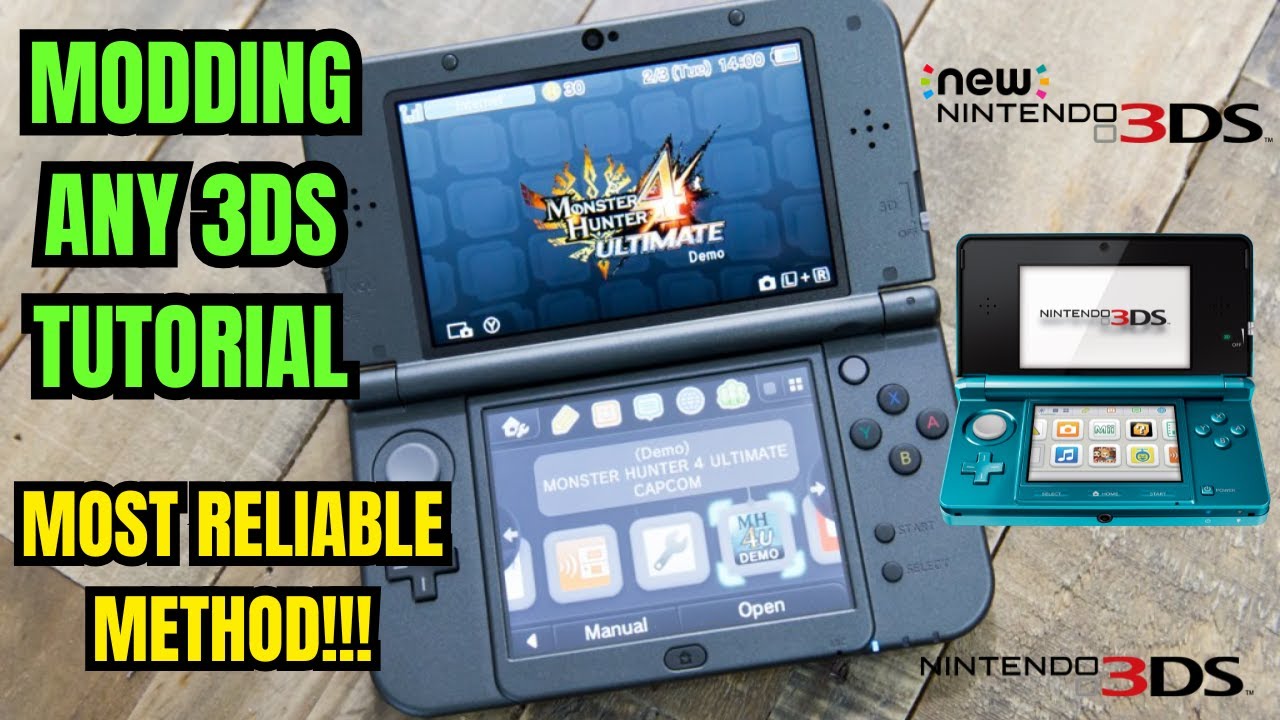 (ЛЕГКО) Как модифицировать любую модель 3DS/2DS — американскую или японскую