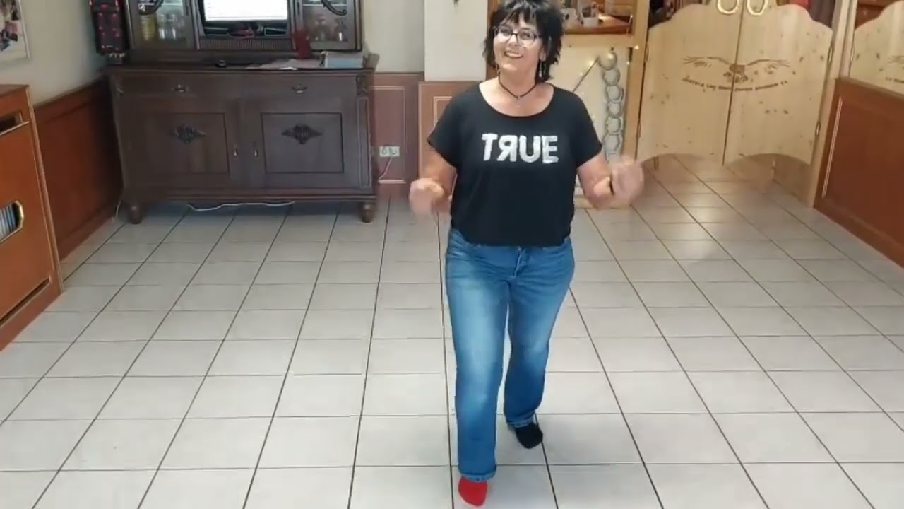 King of the Road - Line Dance - Teach & Demo Deutsch