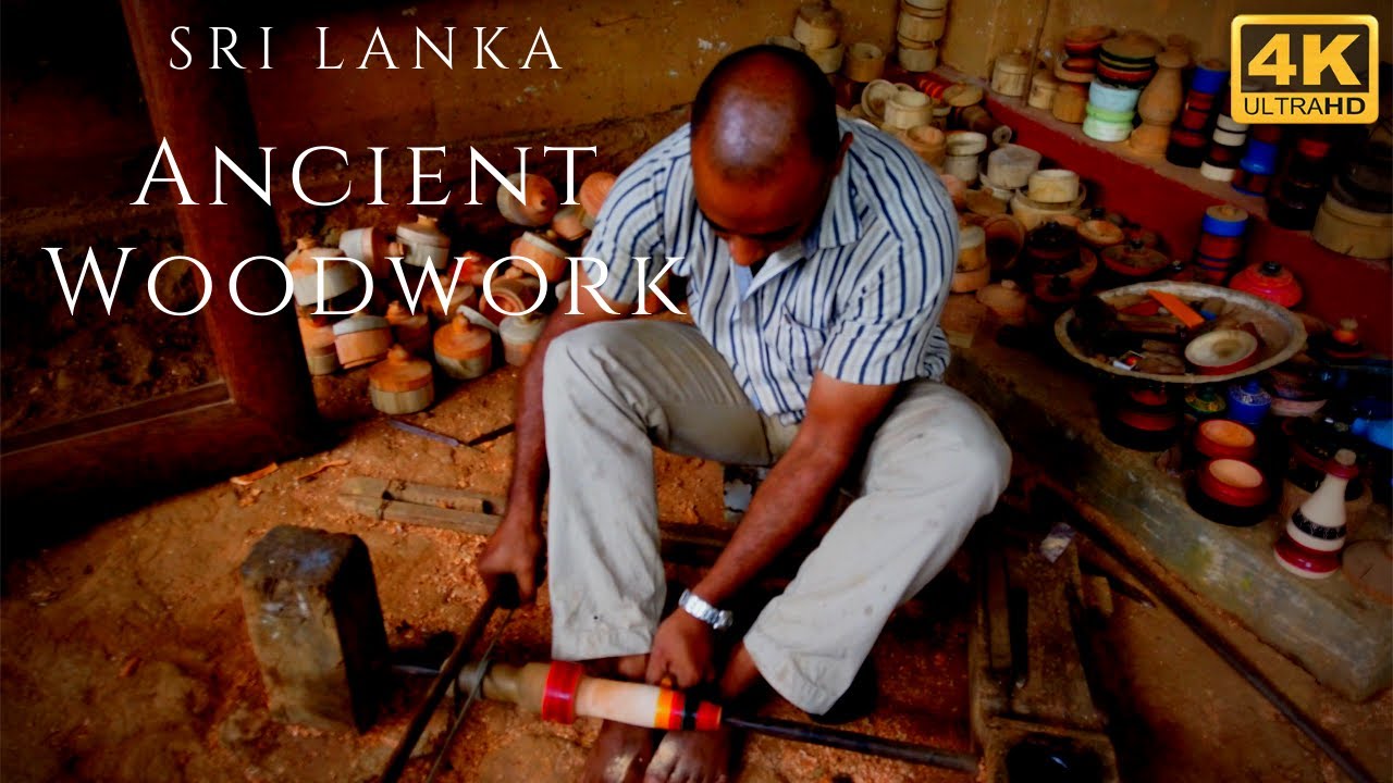 Ancient Woodworking Techniques Sri Lanka 4k