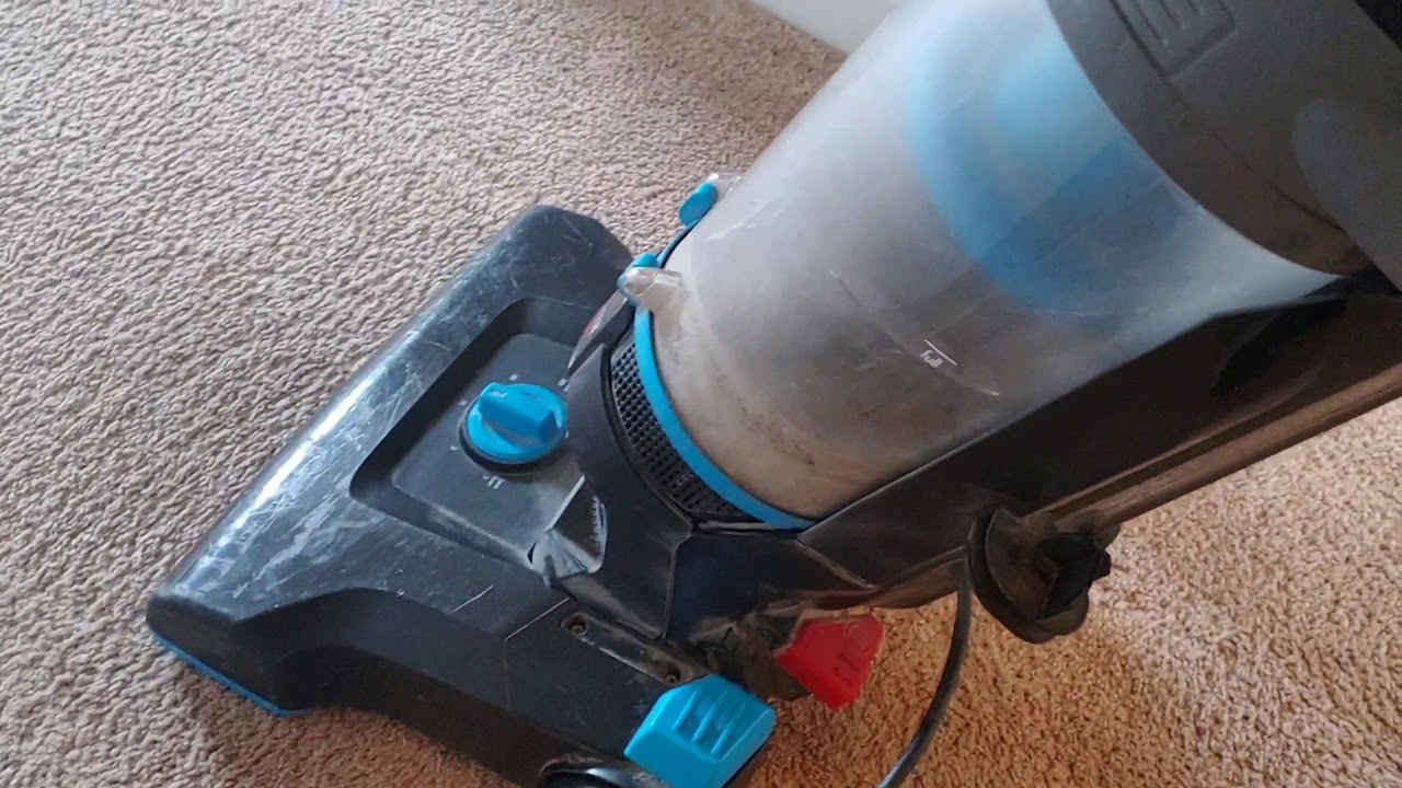 Pre-vacuuming a house with lots of dry soil!