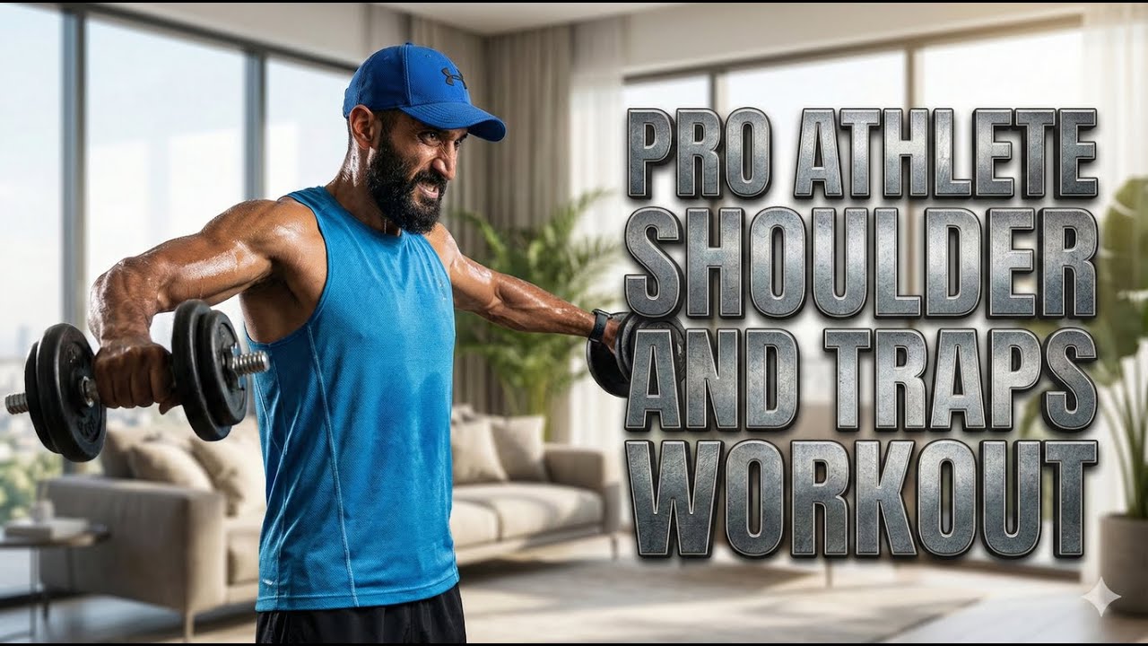 PRO ATHLETE Shoulder & Traps Workout | Build Size & Strength