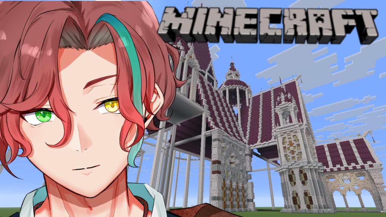 【#Minecraft】久々に城の試作でもするよ【#新人Vtuber】