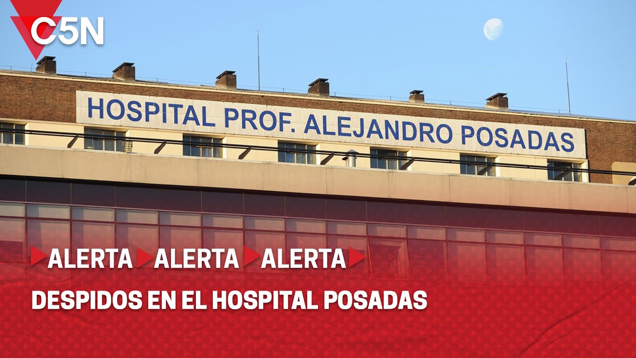 TRABAJADORES del HOSPITAL POSADAS RECLAMAN por los DESPIDOS