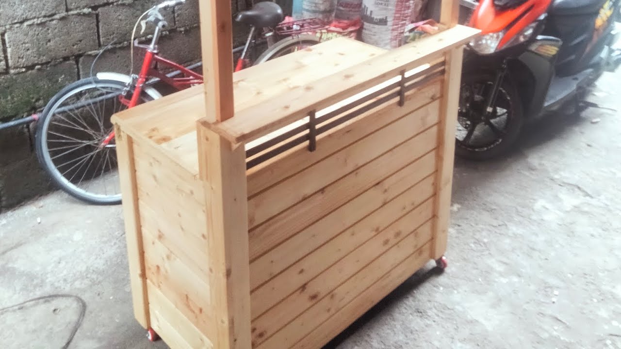 foldable table with signage collapsible foodcart