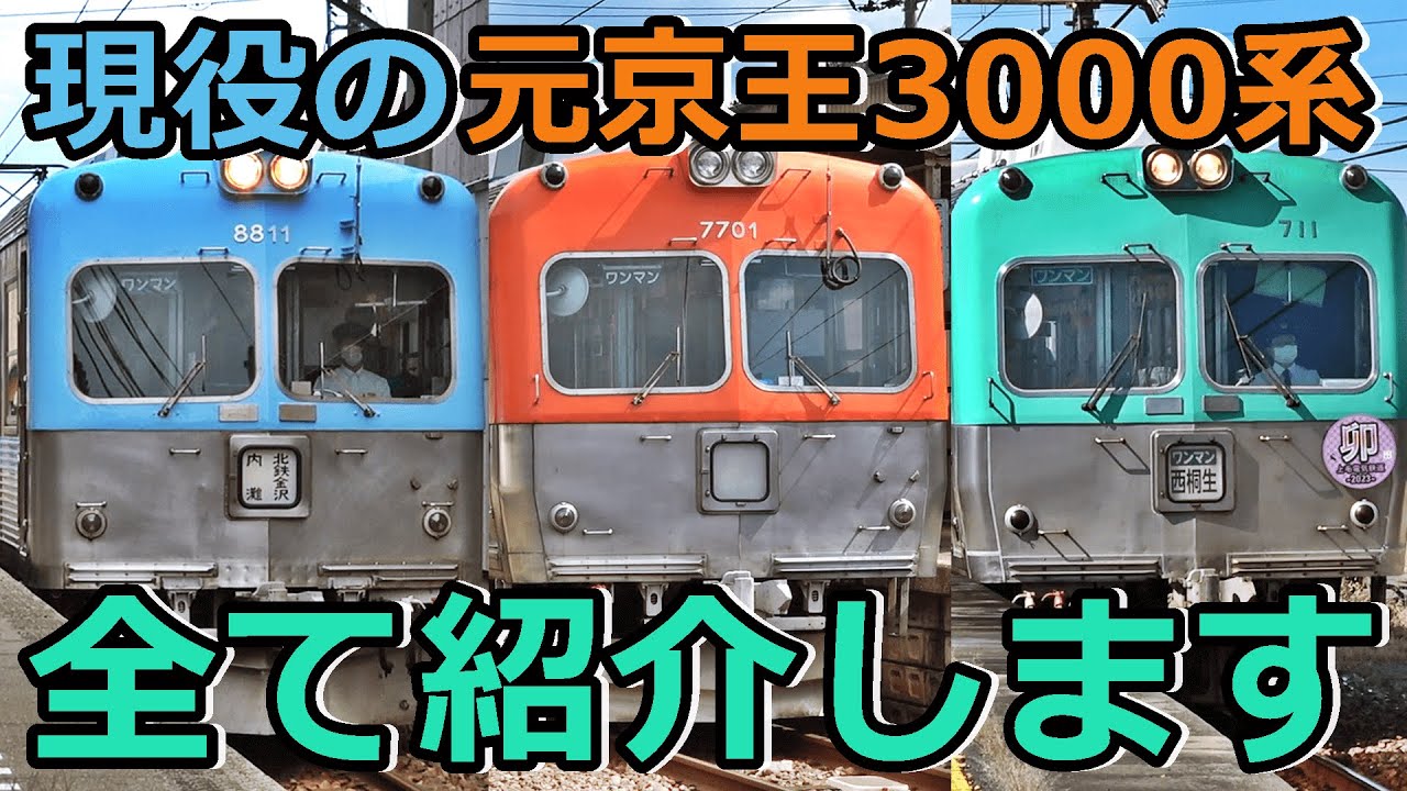 【北鉄・上電編】現役のイカれた元京王3000系を紹介するぜ！