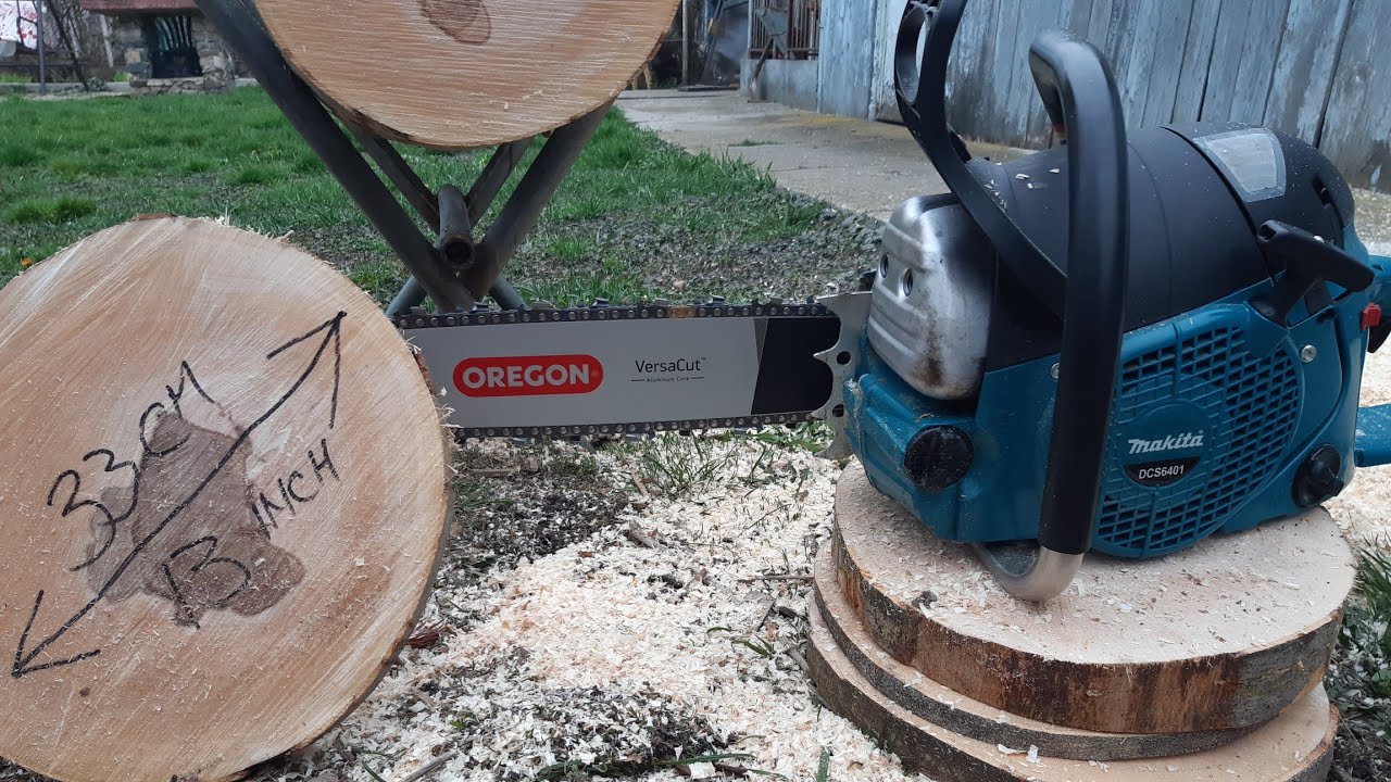 Makita/Dolmar 6401 Chainsaw with Oregon Versacut bar&Husqvarna X-cut C85 Chain VS  Oregon LPX Chain
