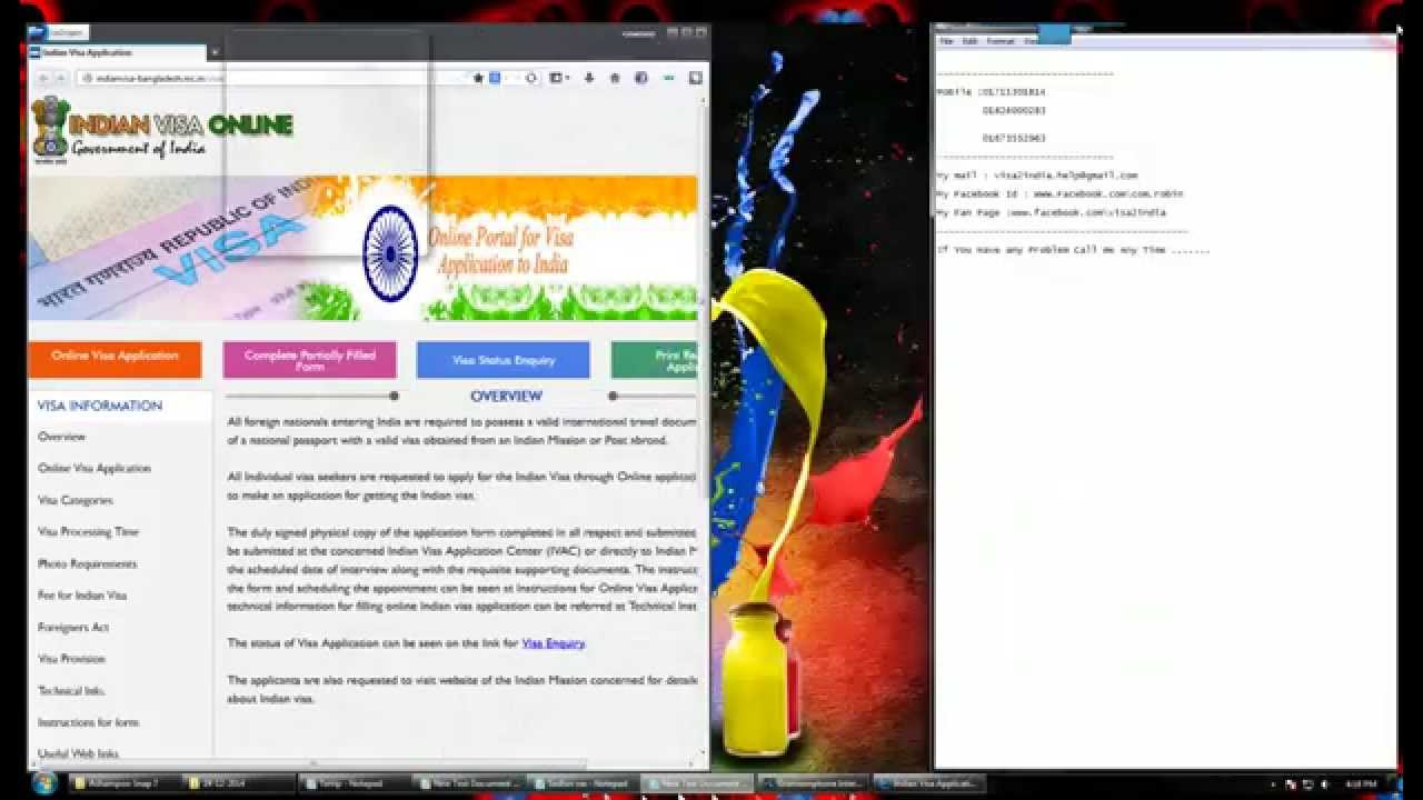 India Visa addons