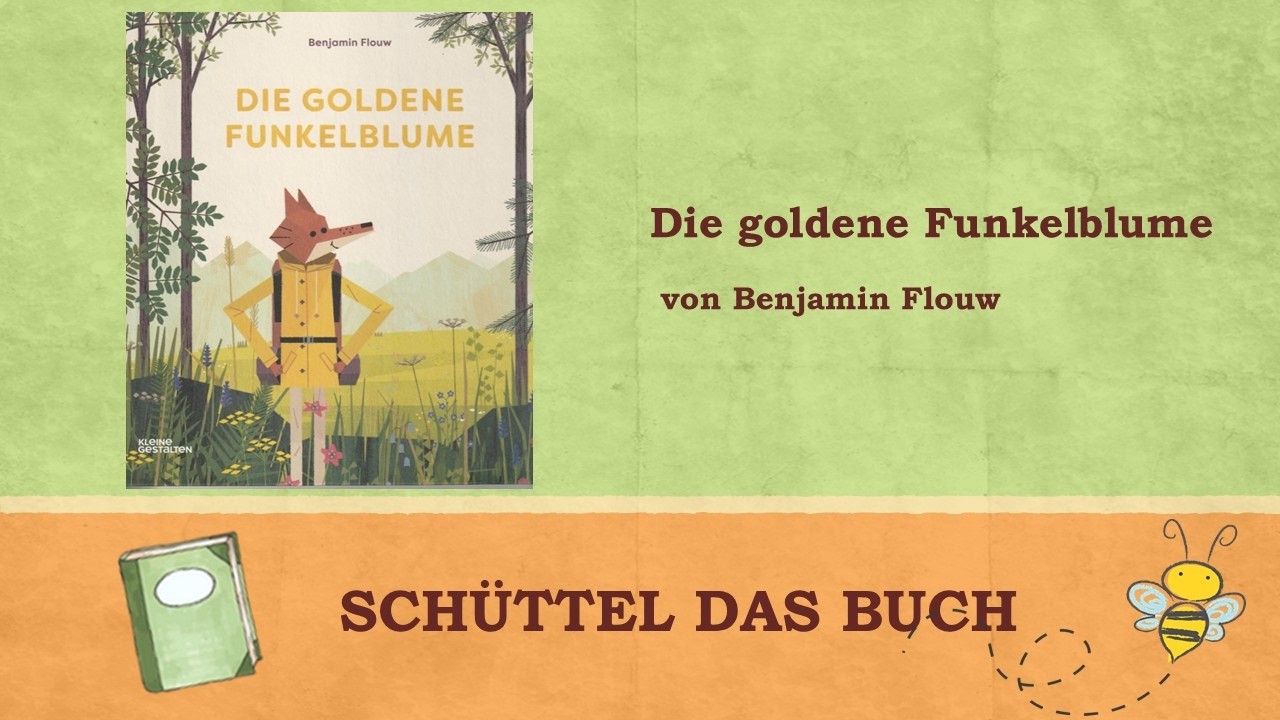 Die goldene Funkelblume | Bilderbuch | Einfach-Kreativ-Umsetzen | SCHÜTTEL DAS BUCH