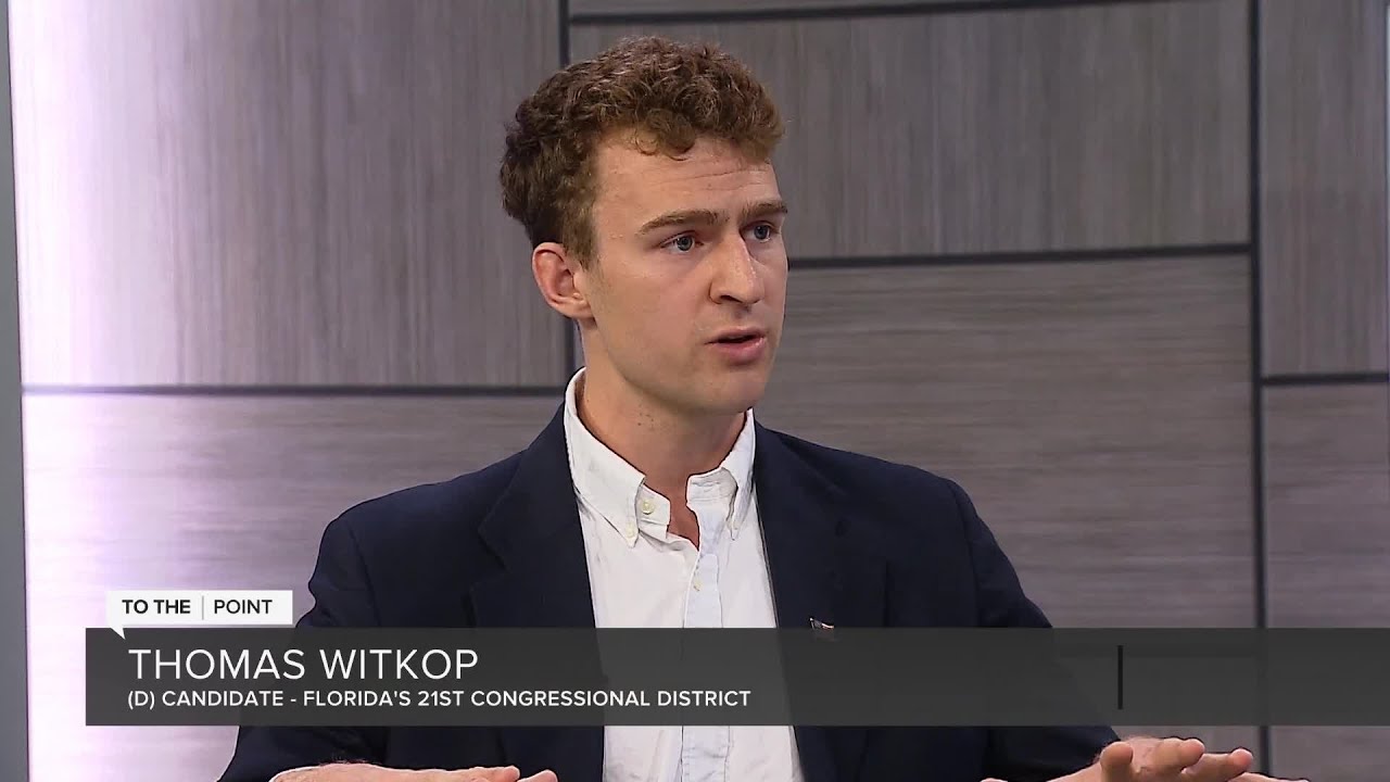Democrat Thomas Witkop running for Congressional District 21, seeks to unseat Rep. Brian Mast