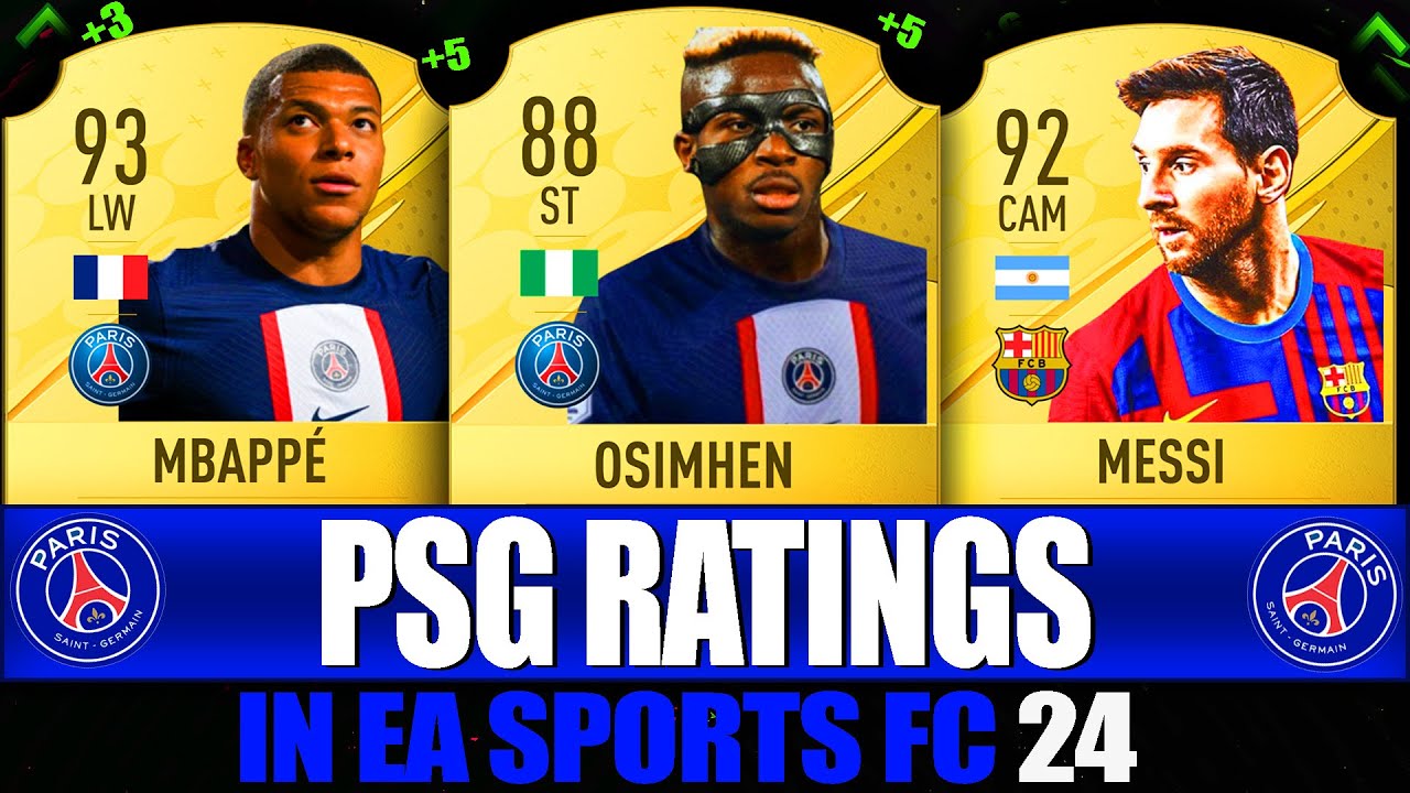 😍PARIS SAINT GERMAIN IN FIFA 24 ⧸ EA SPORTS FC 😱💥 FT  OSIMHEN!, MBAPPE!