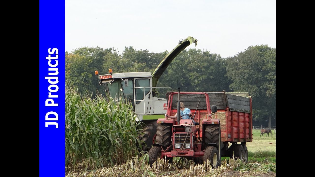 Mais/2015/Claas Jaquar 690sl/Harvesting maize/Maish&auml;ckseln/Maishakselen/Hulshorst/International 744