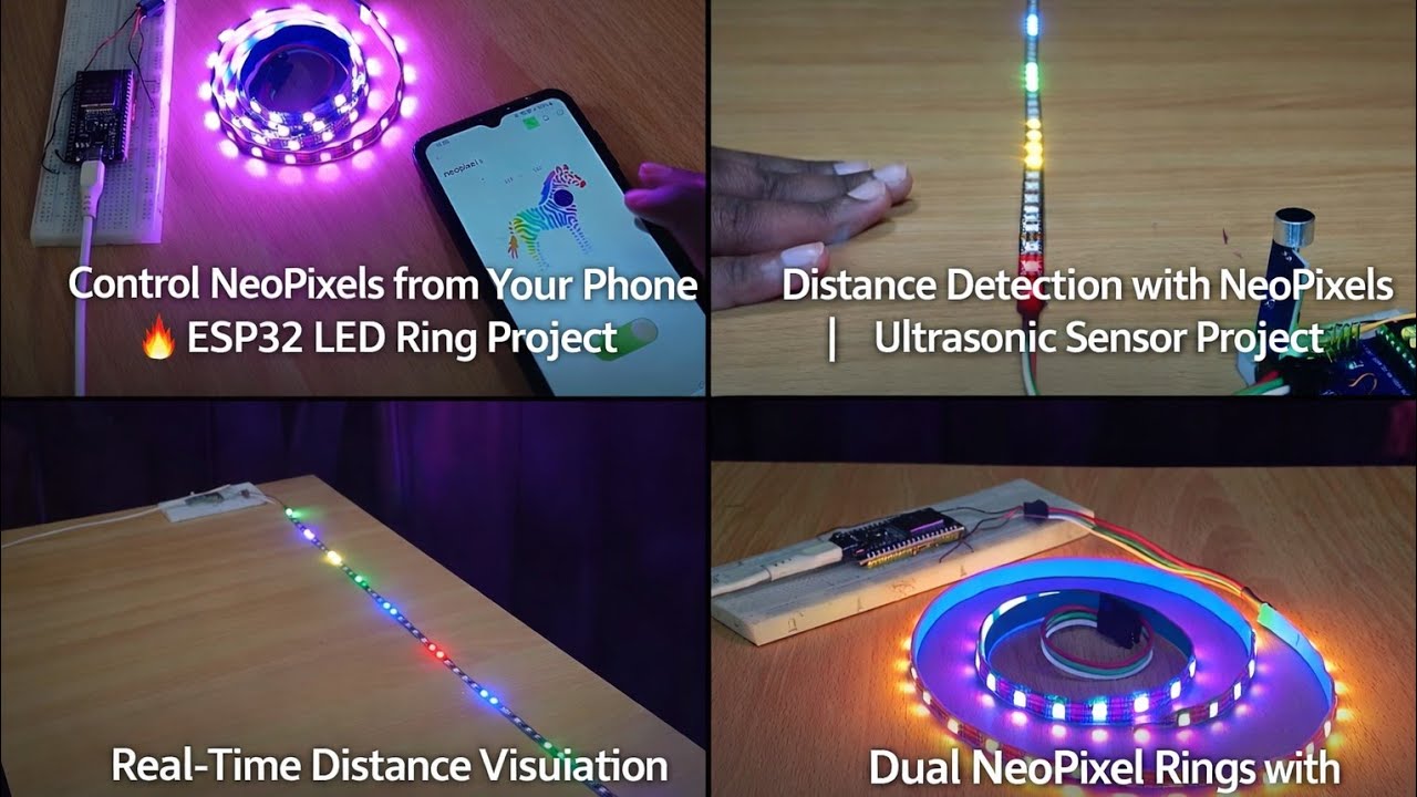 Multiple ideas for neopixel LED || WS2812B NEOPIXEL ||
