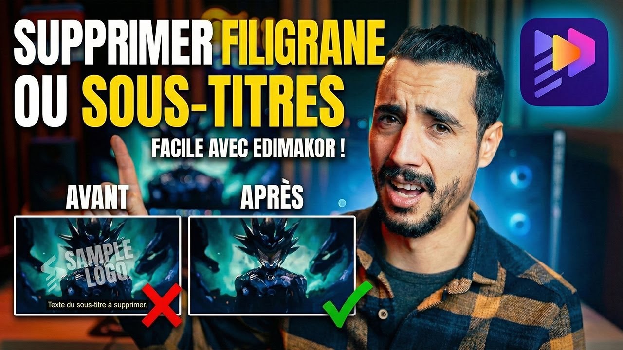 3 M&eacute;thodes Pour Supprimer les Filigranes en 2026 & Le Meilleur Outil de Suppression de Filigranes IA
