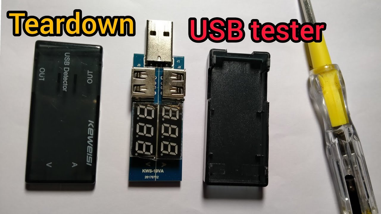 Teardown keweisi USB tester⚡(voltage and current meter) দেখুন কিভাবে তৈরি করা হয়েছে ডিভাইসটি।