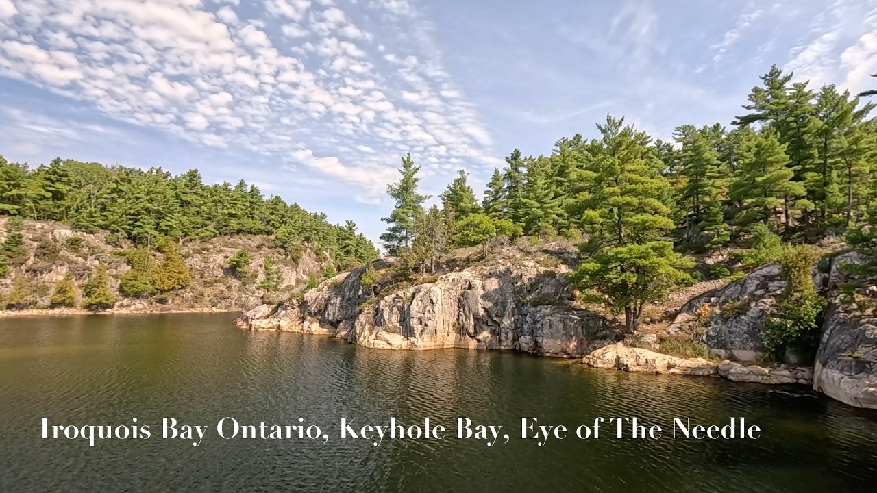 Exploring Iroquois Bay Ontario, Keyhole Bay and The Eye of The Needle