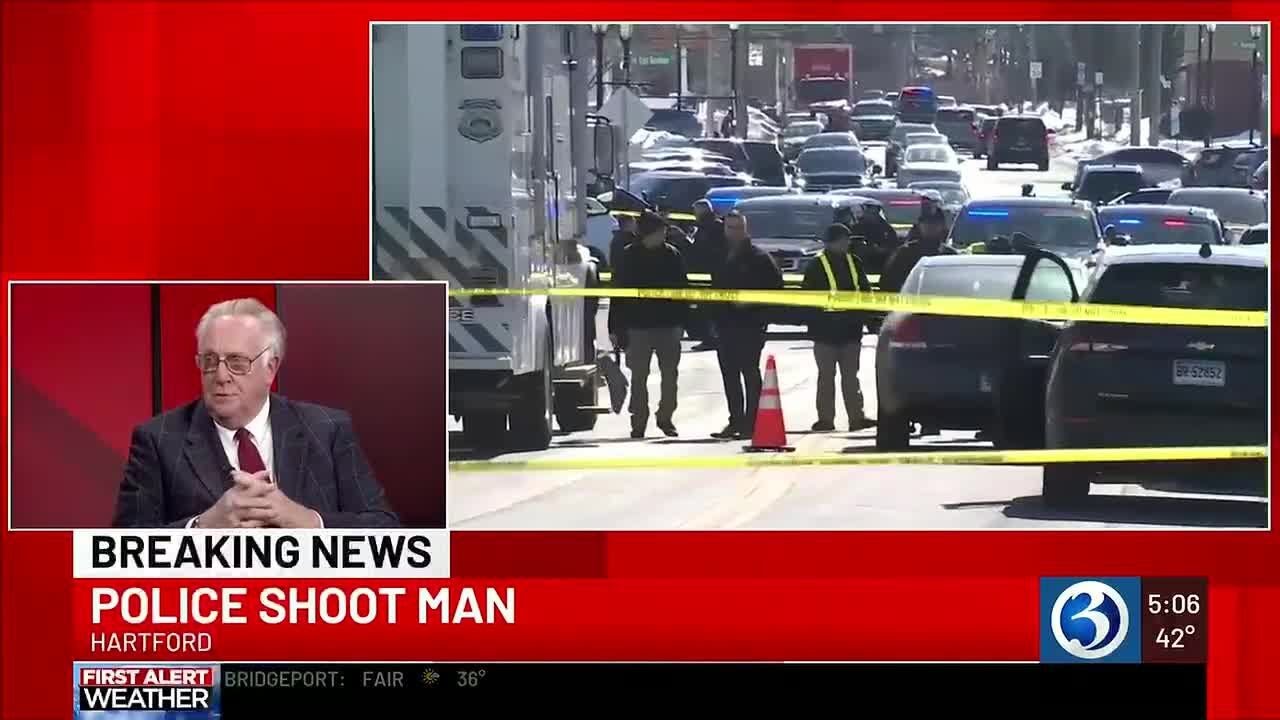 Law enforcement analyst reviews video of Hartford officer shooting 'suicidal' man