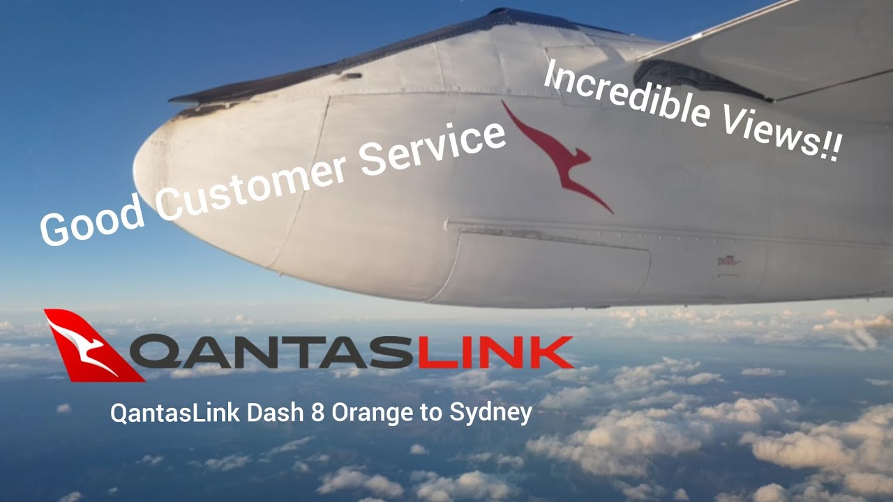 QantasLink Dash-8 Q300 Orange Regional Airport to Sydney Kingsford Smith | Economy