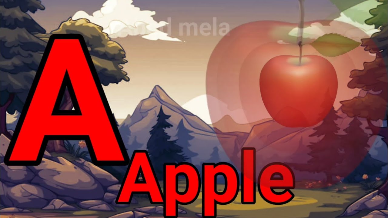 A to Z I Alphabet I A for Apple 🍎 I Kids Education I Toddler #abcdmela #abcd #abcde 