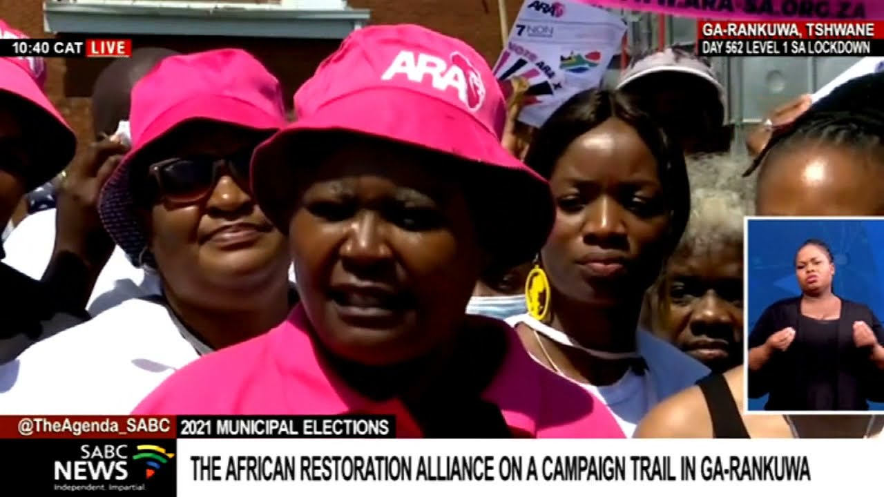 Africa Restoration Alliance on a campaign trail in Tshwane