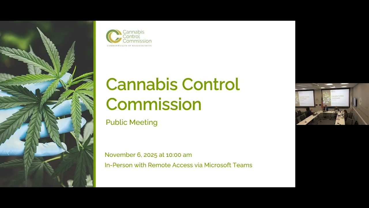 Cannabis Control Commission Public Meeting | November 06, 2025