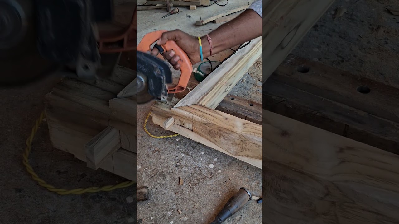 door frame work #woodworking #shorts #carpentry #wood #woodwork #cutting #work #tools #diy