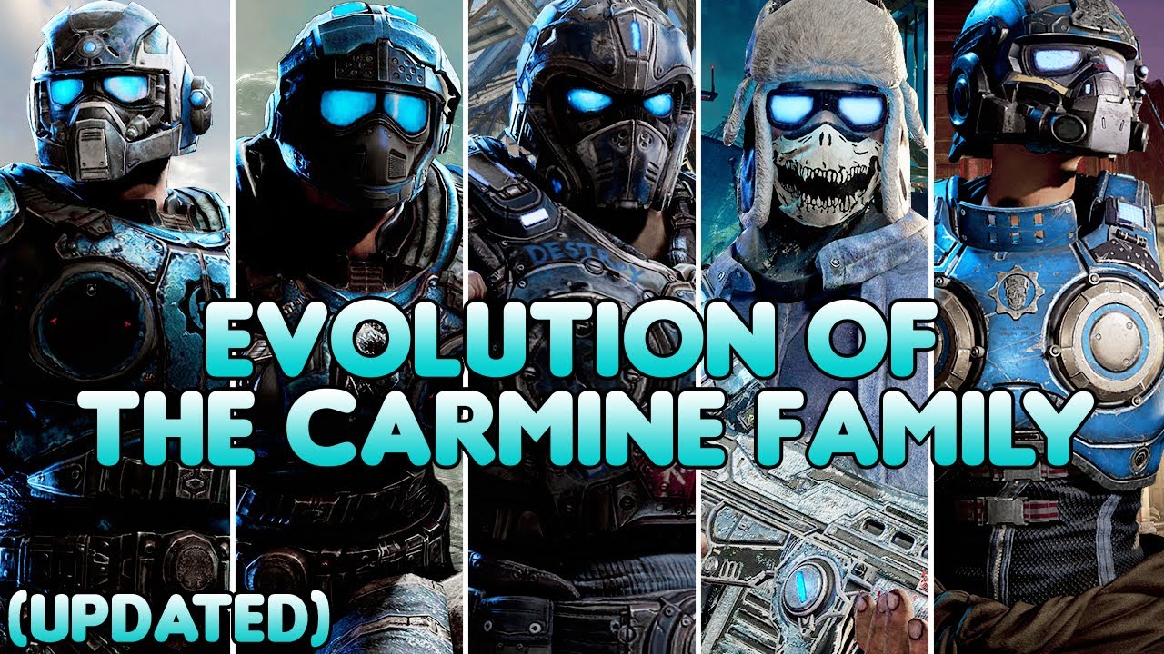 Эволюция семьи Кармин (ОБНОВЛЕНО) | Gears of War 1-5 (2006-2019) | HD