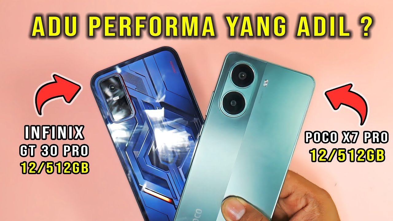 Adu Ngebut ! Infinix GT 30 Pro VS POCO X7 Pro Perbandingan Test Performance Fan Cooler Kit Gaming