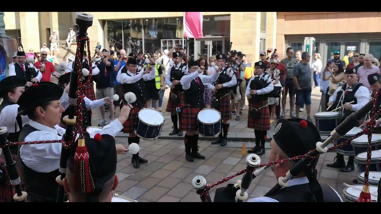3rd clip of Peel Regional Police at Piping Live 2025