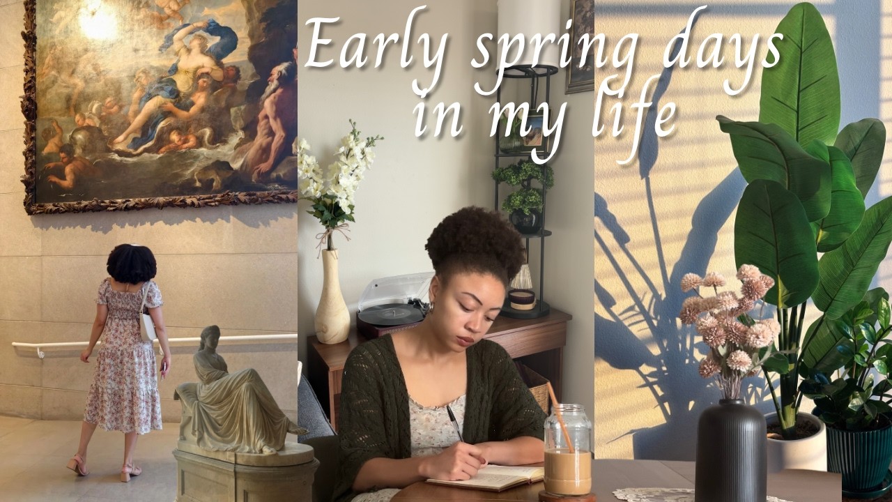Vlog: Sweet beginnings of spring and enjoying the arts