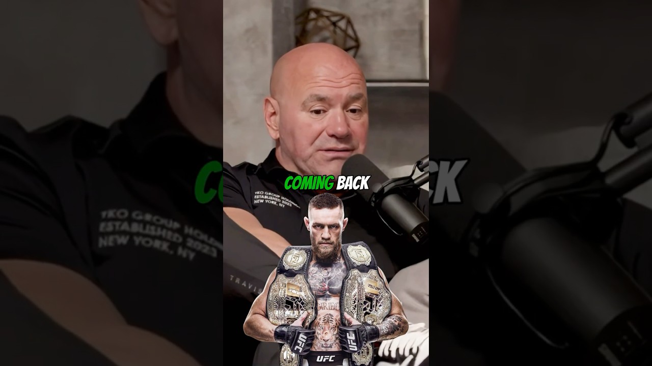 Dana White Announces Conor McGregor&rsquo;s Return to UFC!