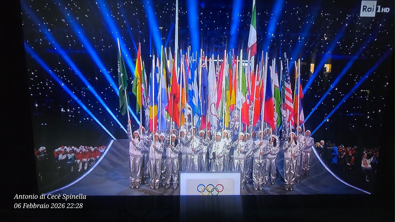 (Bova marina) Cerimonia di Apertura Giochi Olimpici Invernali di Milano Cortina 2026 Rai1HD/Sport