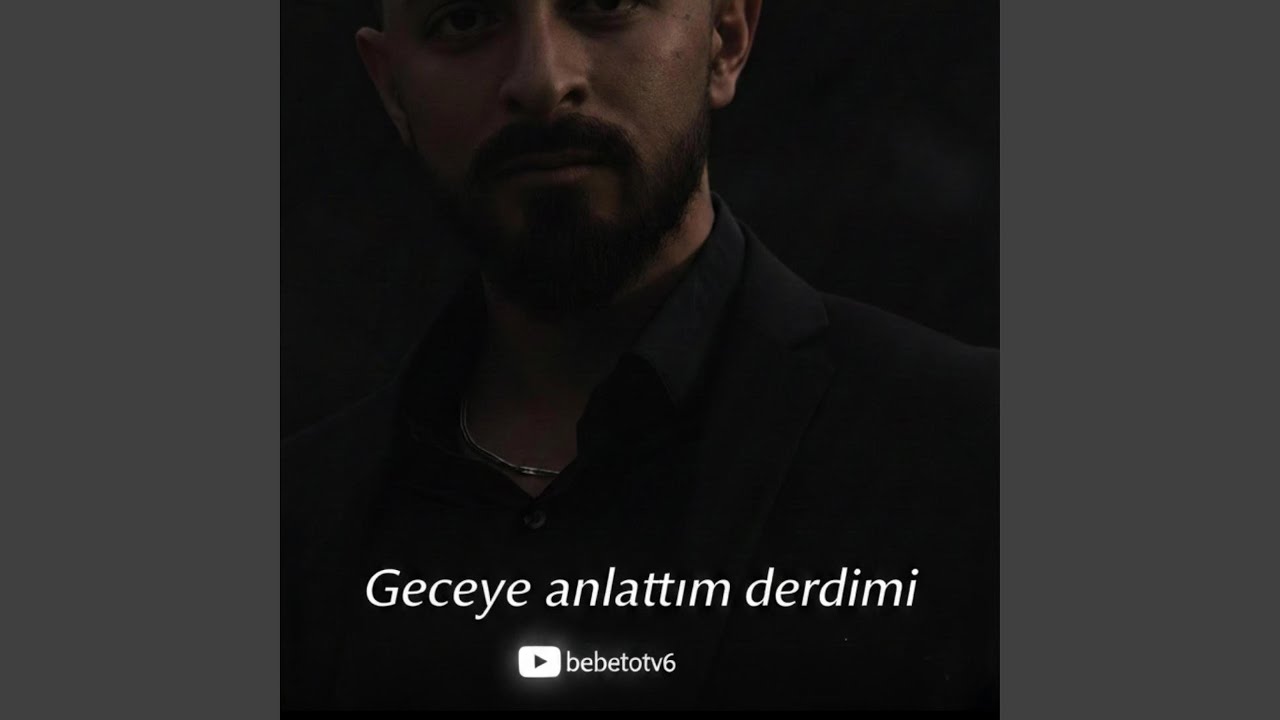 Geceye anlattım derdimi