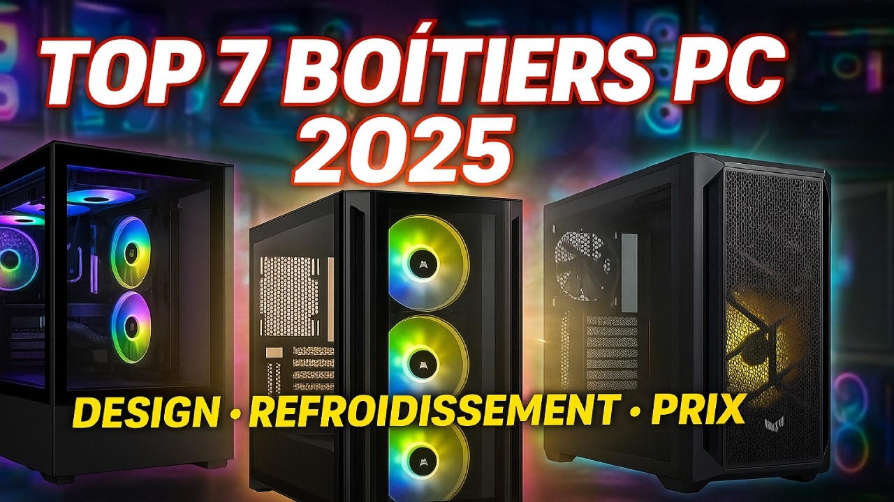 TOP 7 MEILLEURS BOITIERS pour PC GAMER