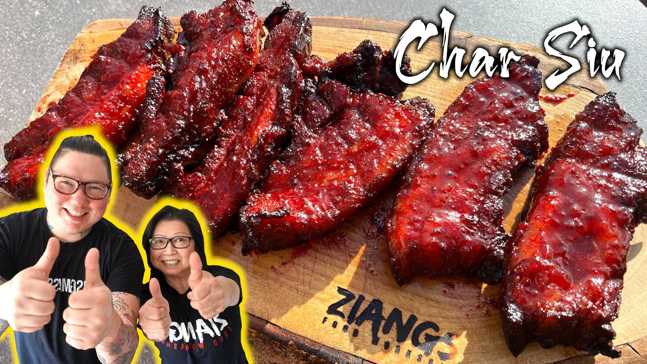 How Chinese Chefs cook Char Siu (Oven roasted) 🔥🍖 Mum and Son professional chefs cook