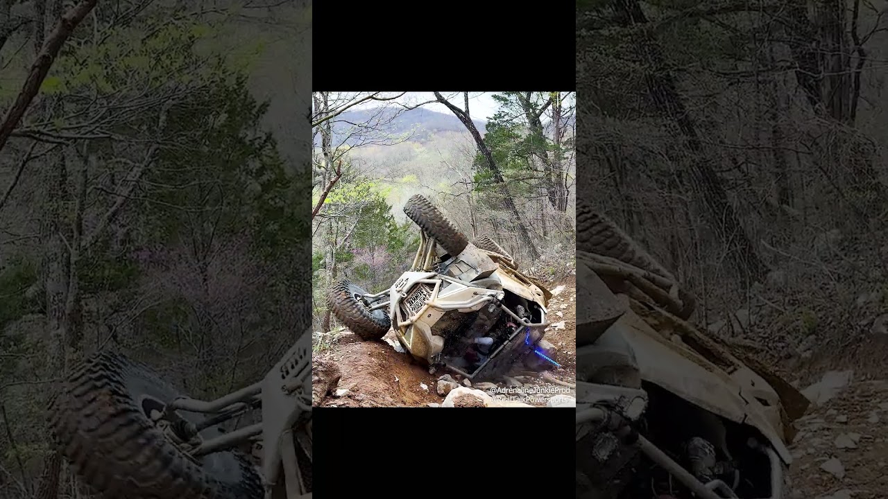 #Polaris #RZR Nasty #Rollover on Pea Gravel Hill in Tennessee - #UTV #SXS #OffRoad #Fails