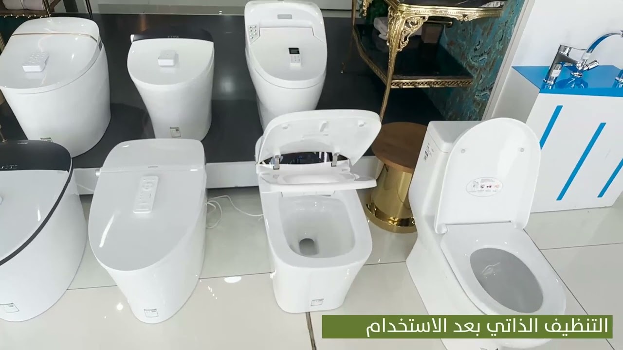 مقعد غربي ذكي بديل مقعد الغربي العاديWestern Smart Seat Automatic Alternative Toilet Normal