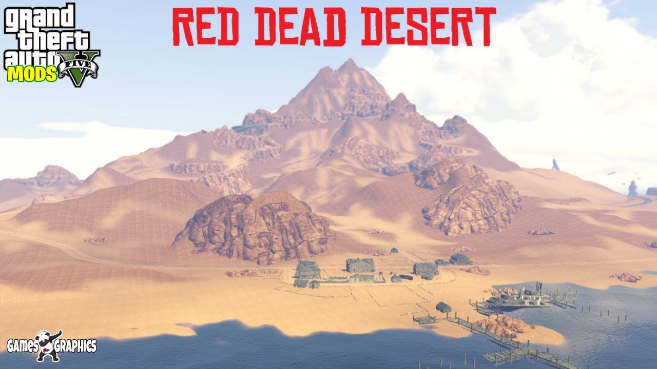 How to install Red Dead Desert (Map Mods) (2019) GTA 5 MODS