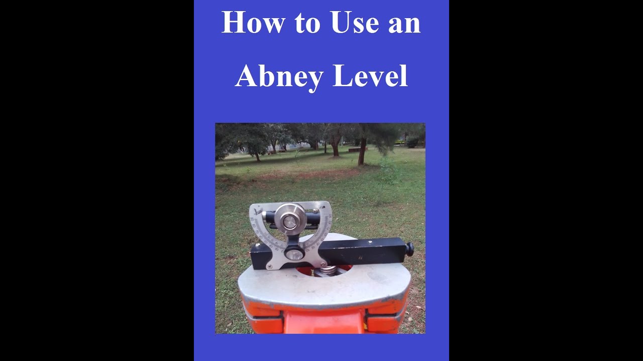 Abney Level in Surveying
