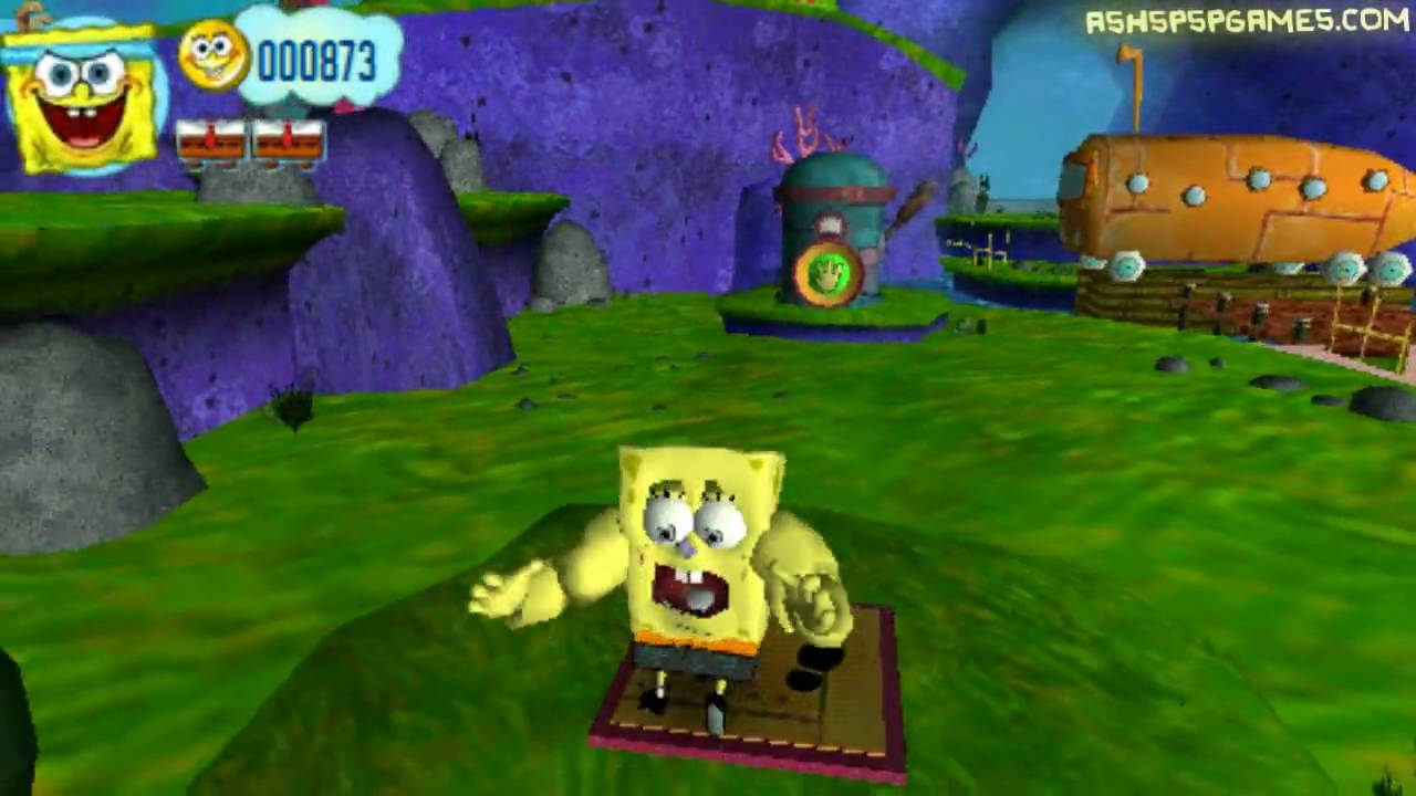 Spongebob's: Truth Or Square - PSP - #05. Becoming A FRY COOK! [1/2]