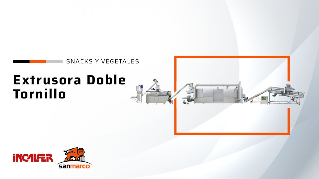 Línea extrusora de doble tornillo | Incalfer