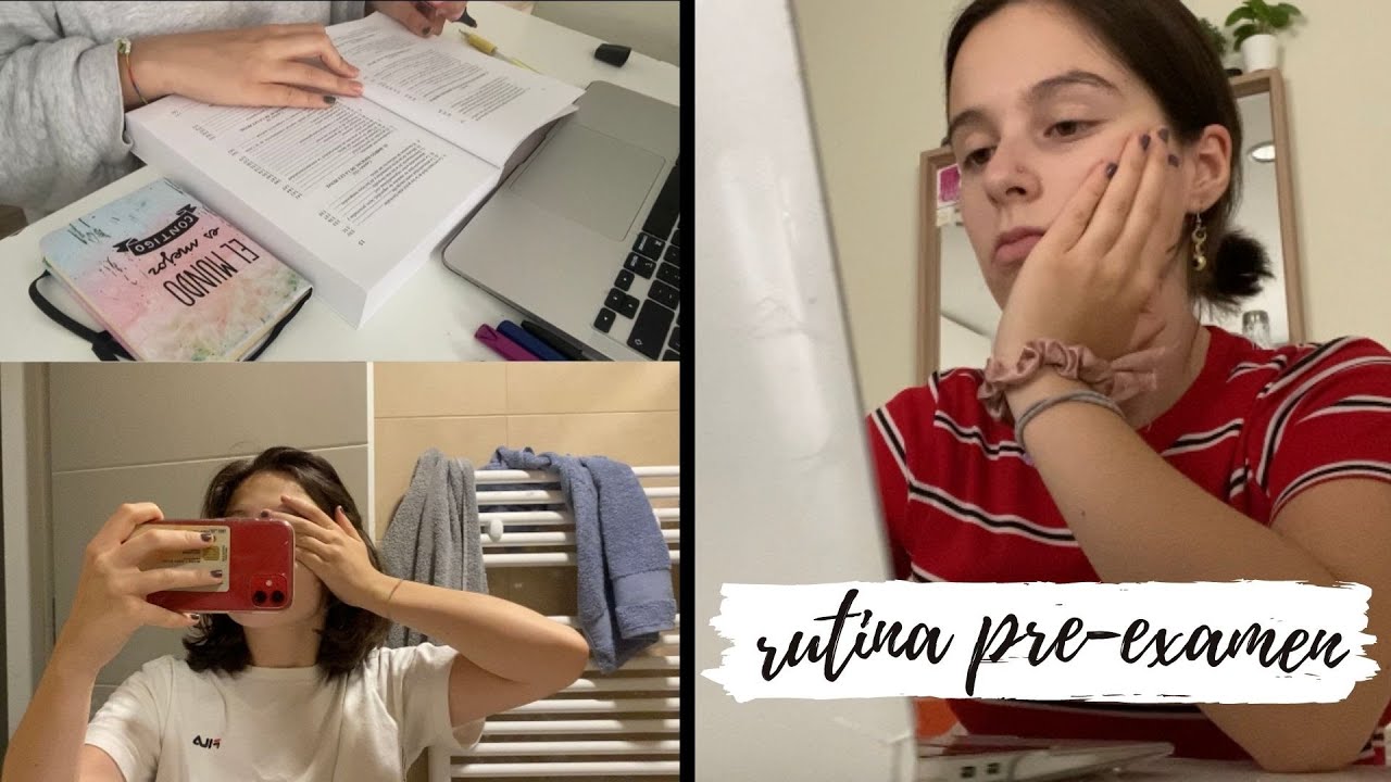 Mi rutina antes de un examen||VLOG