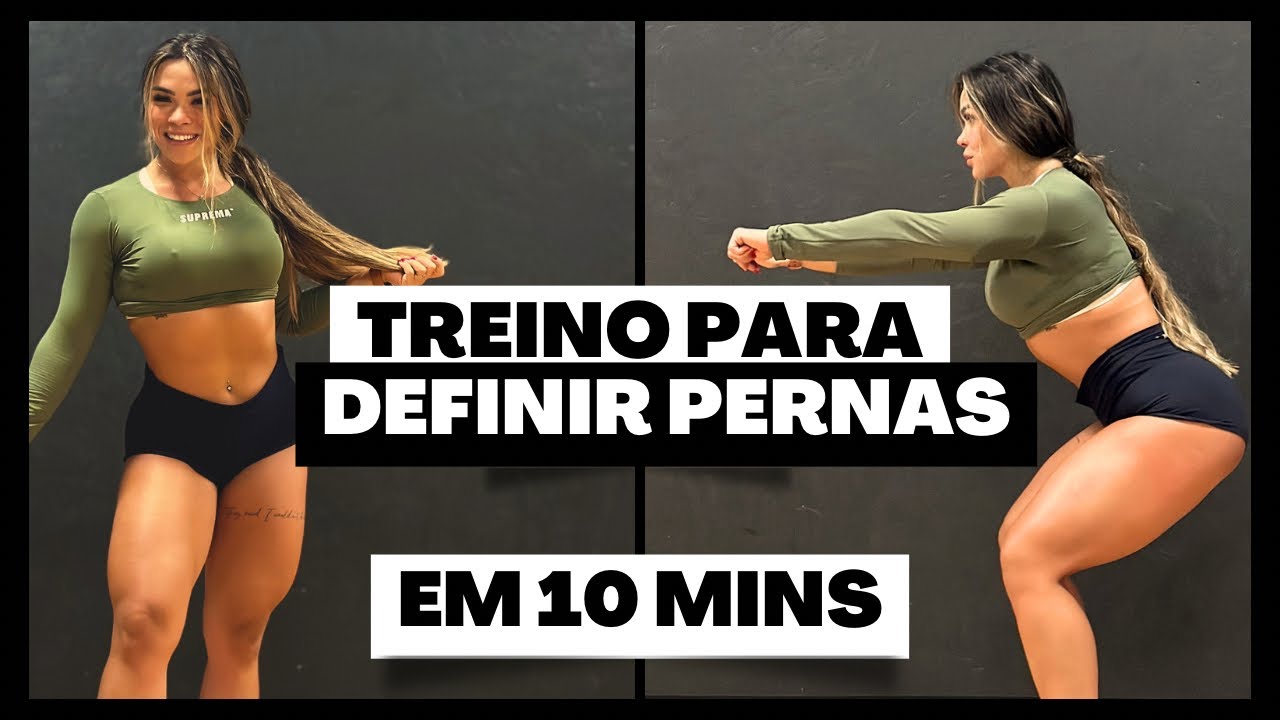 Glúteos e Pernas grandes e definidas em casa | TREINE COMIGO RÁPIDO E EFICIENTE