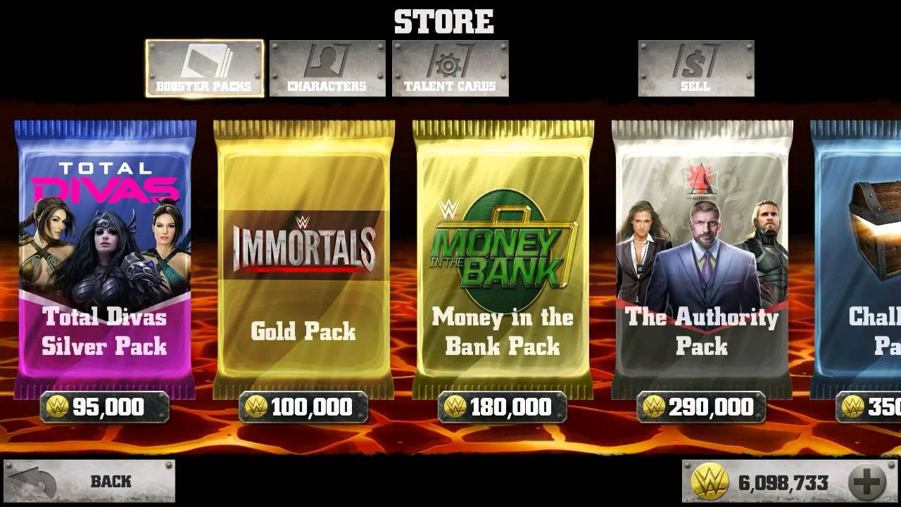 Money in the Bank packs openings - WWE IMMORTALS