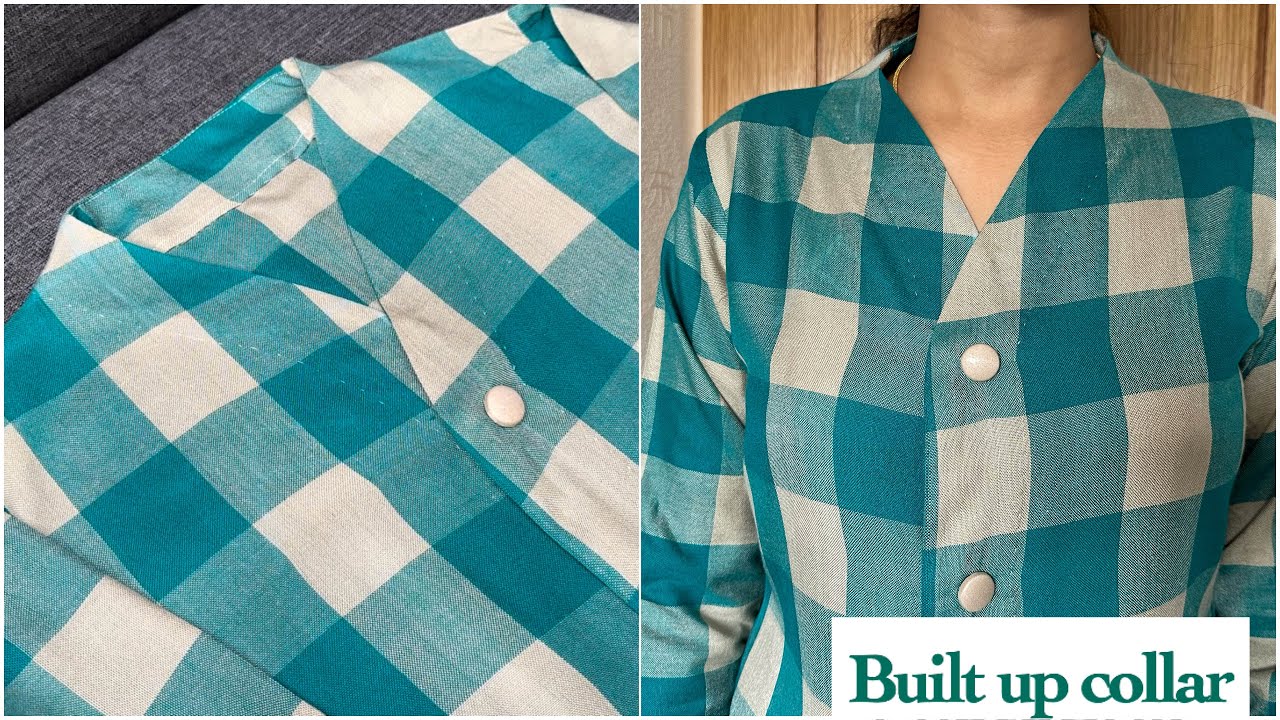 Easiest Way to Make High Neck Collar, Stand Up Collar OR Built up collar for Winter 2023