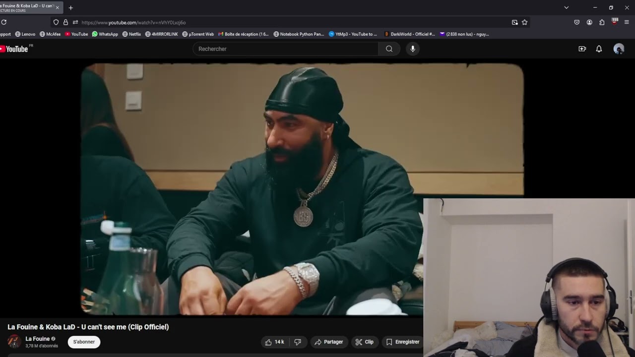 REACTION La Fouine & Koba LaD - U can't see me