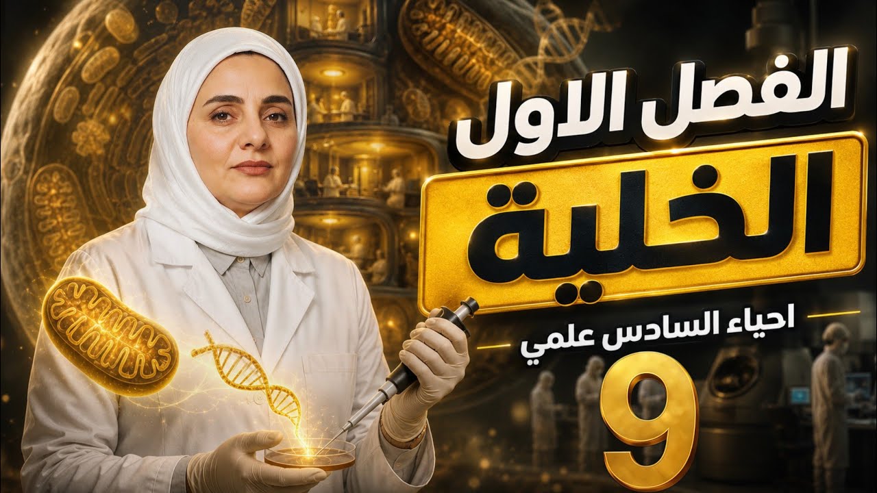 الايض الخلوي التحلل السكري دورة كريبس الفصل الاول نورا الدايني السادس العلمي