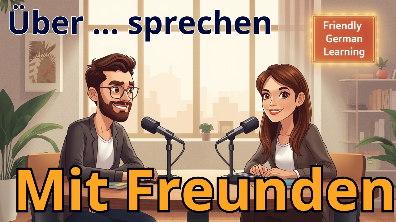 Learn German through dialogues | Social Life Vocabulary | German Listening Practice | Easy Podcast